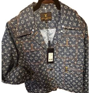 Louis Vuitton Monogram Jacket - NWT Dark Denim Blue